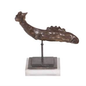 Leaping Salmon Bronze Sculpture 